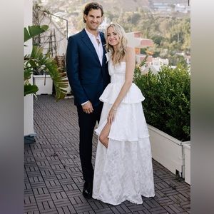 V.Chapman The Grace Dress in Vanilla Macaron